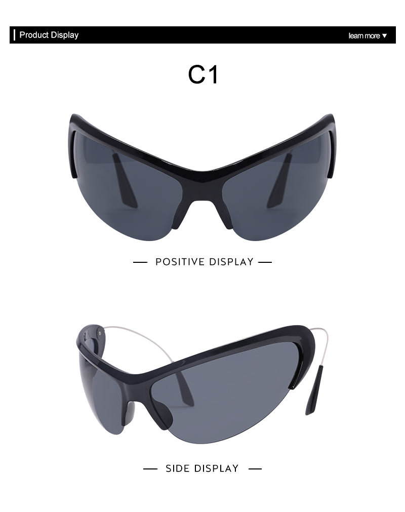 Designer Mirrored Sunglasses For Men And Women UV400 Lens, One Piece Style  With Case From Vgyhb, $11.35