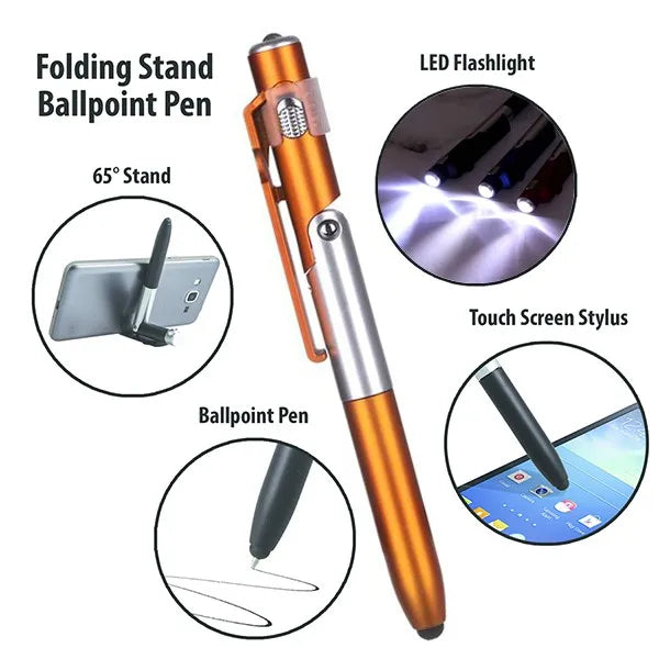 4 in 1 Multifunction Ballpoint Pen