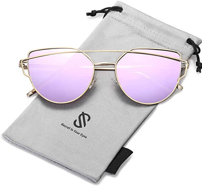 Cat Eye Wire Sunglasses Women