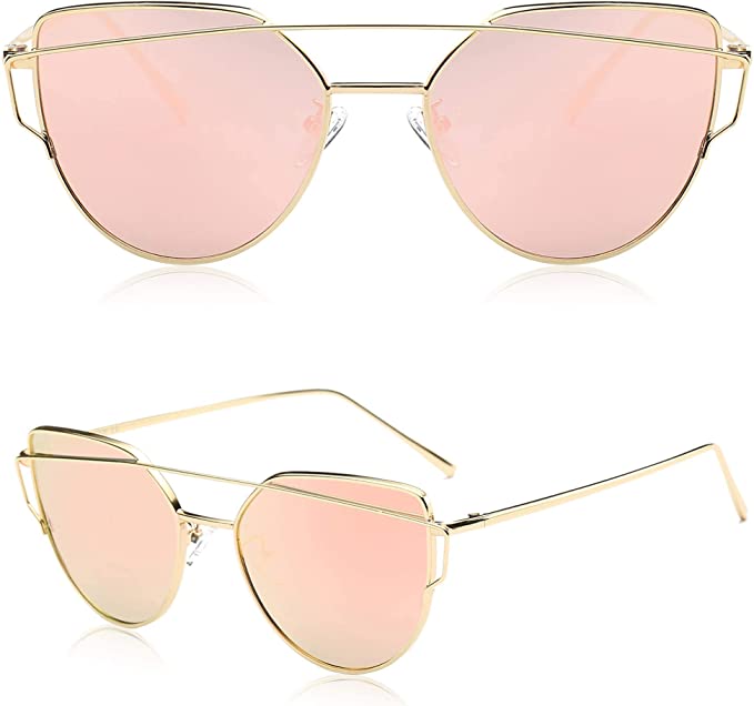 Cat Eye Wire Sunglasses Women