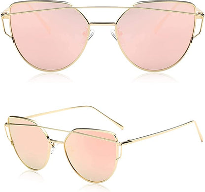 Cat Eye Wire Sunglasses Women