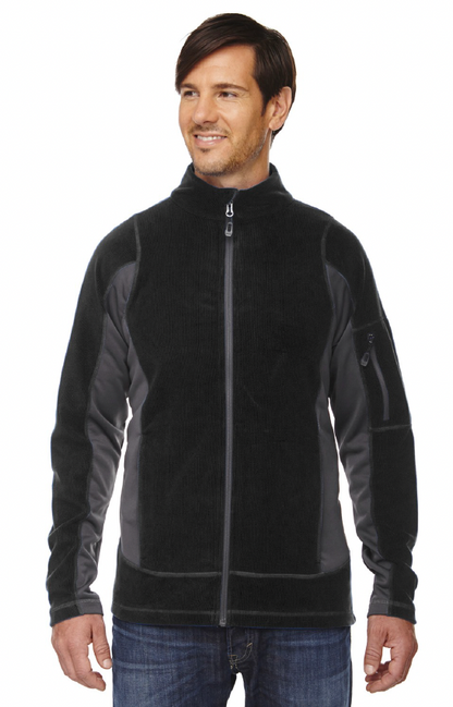 North End Men's Generate Textured Fleece Jacket