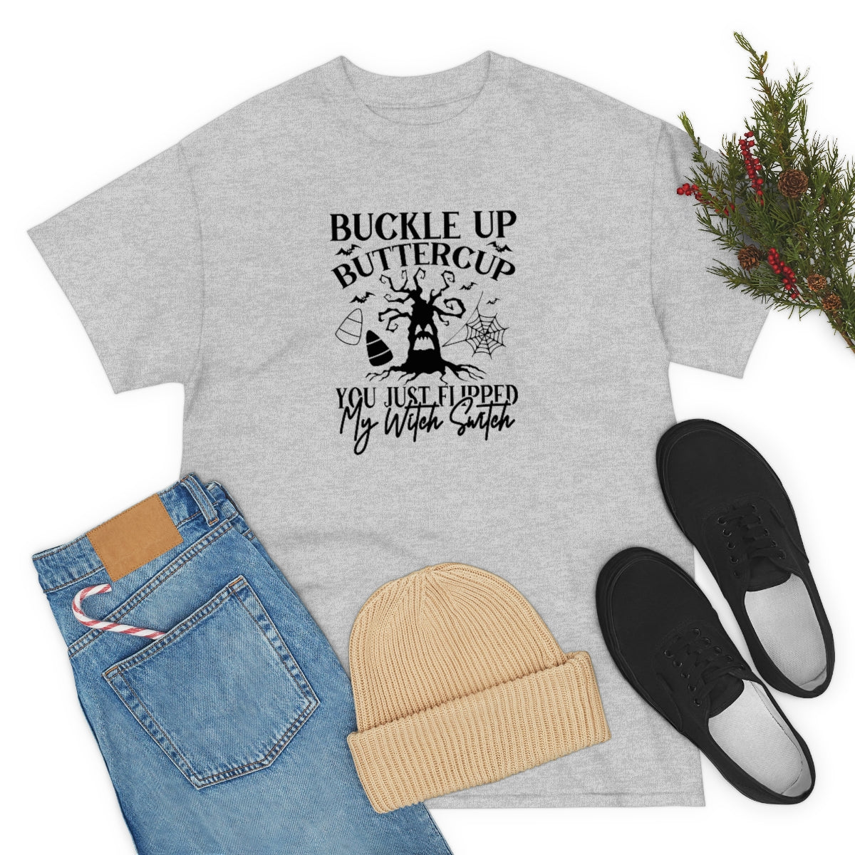 Buckle Up Witch Switch T-Shirt