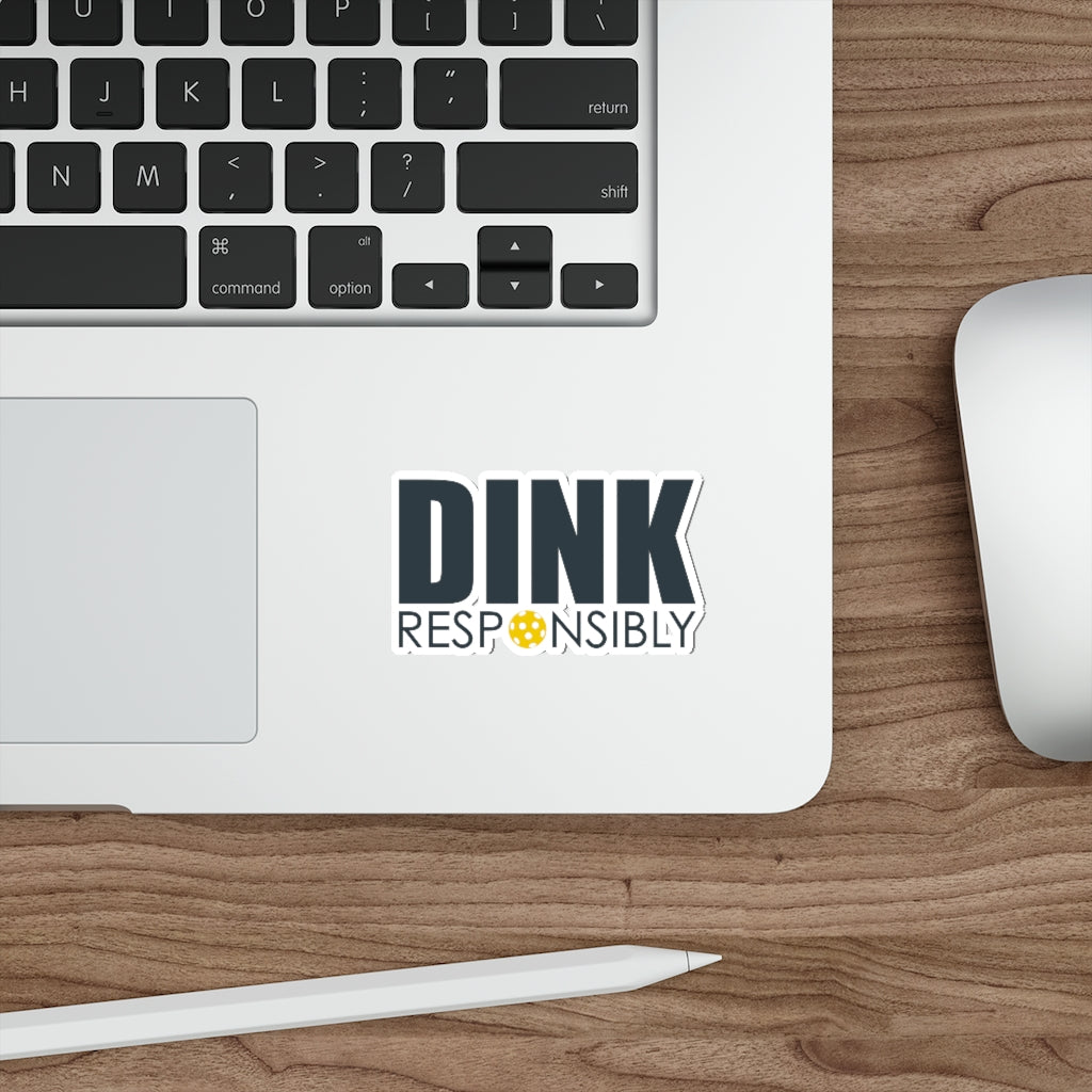 Dink Responsibly Stickers