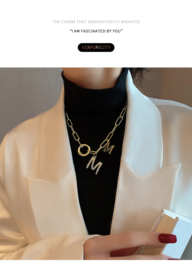 Louis Vuitton Letter Necklaces