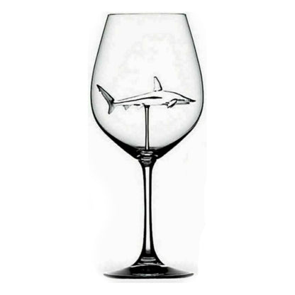 Shark Wine Glass Crystal