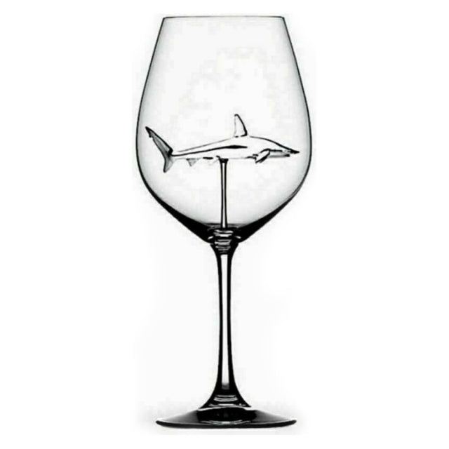 Shark Wine Glass Crystal