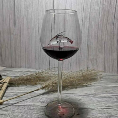 Shark Wine Glass Crystal