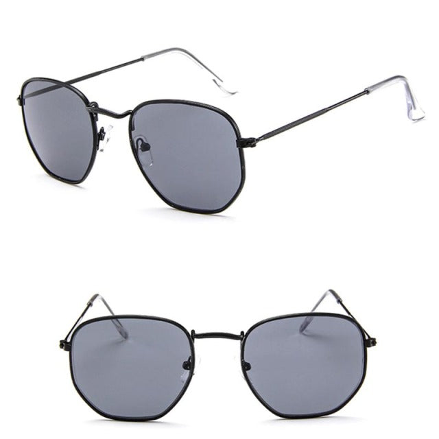 Classic Vintage Metal Frame Sunglasses UV400