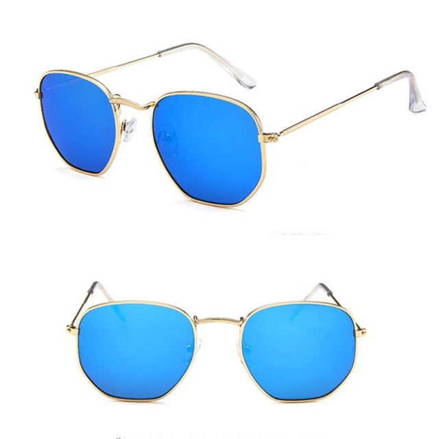 Classic Vintage Metal Frame Sunglasses UV400