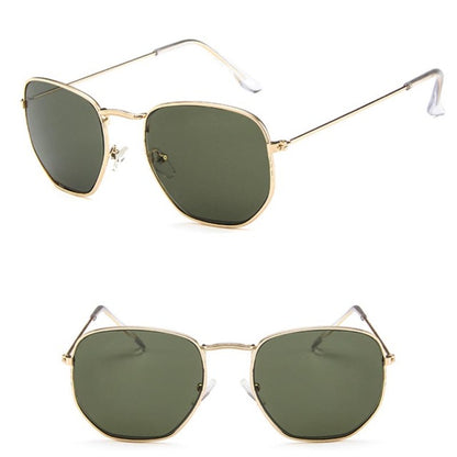 Classic Vintage Metal Frame Sunglasses UV400