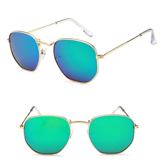 Classic Vintage Metal Frame Sunglasses UV400