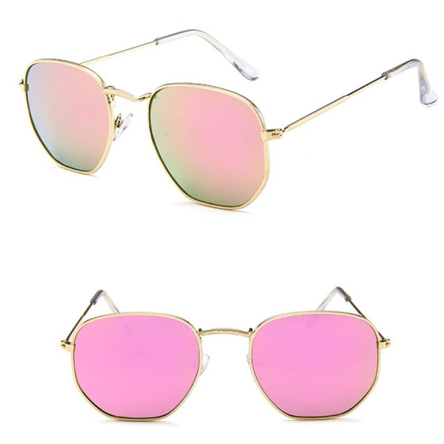 Classic Vintage Metal Frame Sunglasses UV400