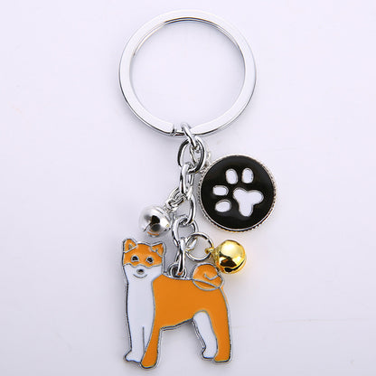 Dog Keychain Pendant With Customized Dog Breed