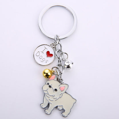 Dog Keychain Pendant With Customized Dog Breed