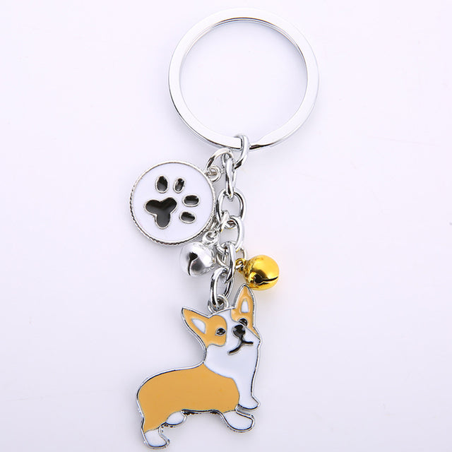 Dog Keychain Pendant With Customized Dog Breed