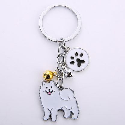 Dog Keychain Pendant With Customized Dog Breed