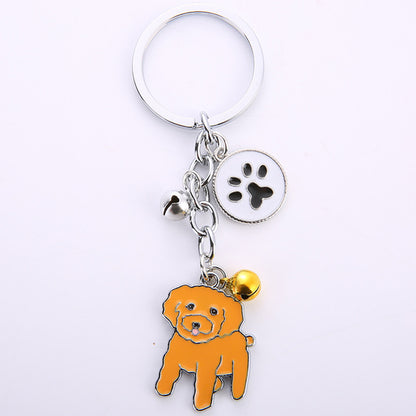 Dog Keychain Pendant With Customized Dog Breed