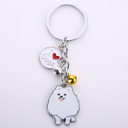 Dog Keychain Pendant With Customized Dog Breed