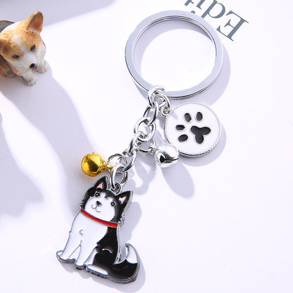 Dog Keychain Pendant With Customized Dog Breed