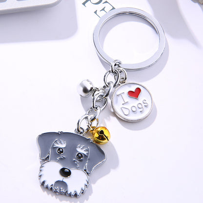 Dog Keychain Pendant With Customized Dog Breed