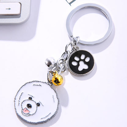 Dog Keychain Pendant With Customized Dog Breed