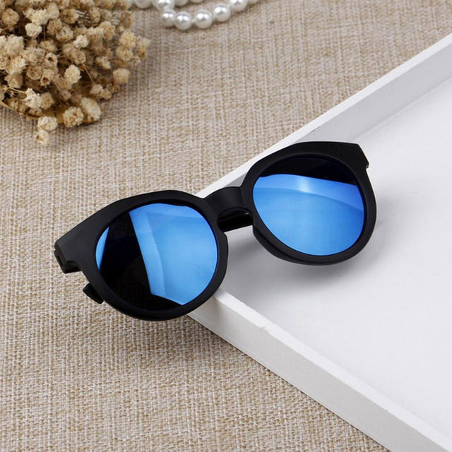 Kids Mirrored Round Sunglasses UV400