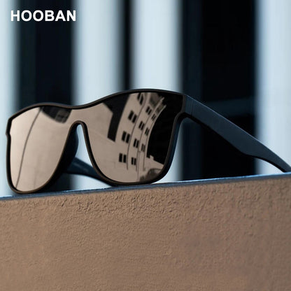 HOOBAN 2021 New Square Polarized Sunglasses UV400